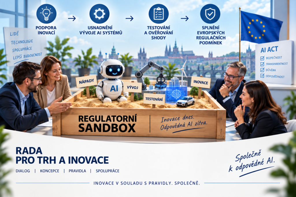 ai sandbox ilustrace